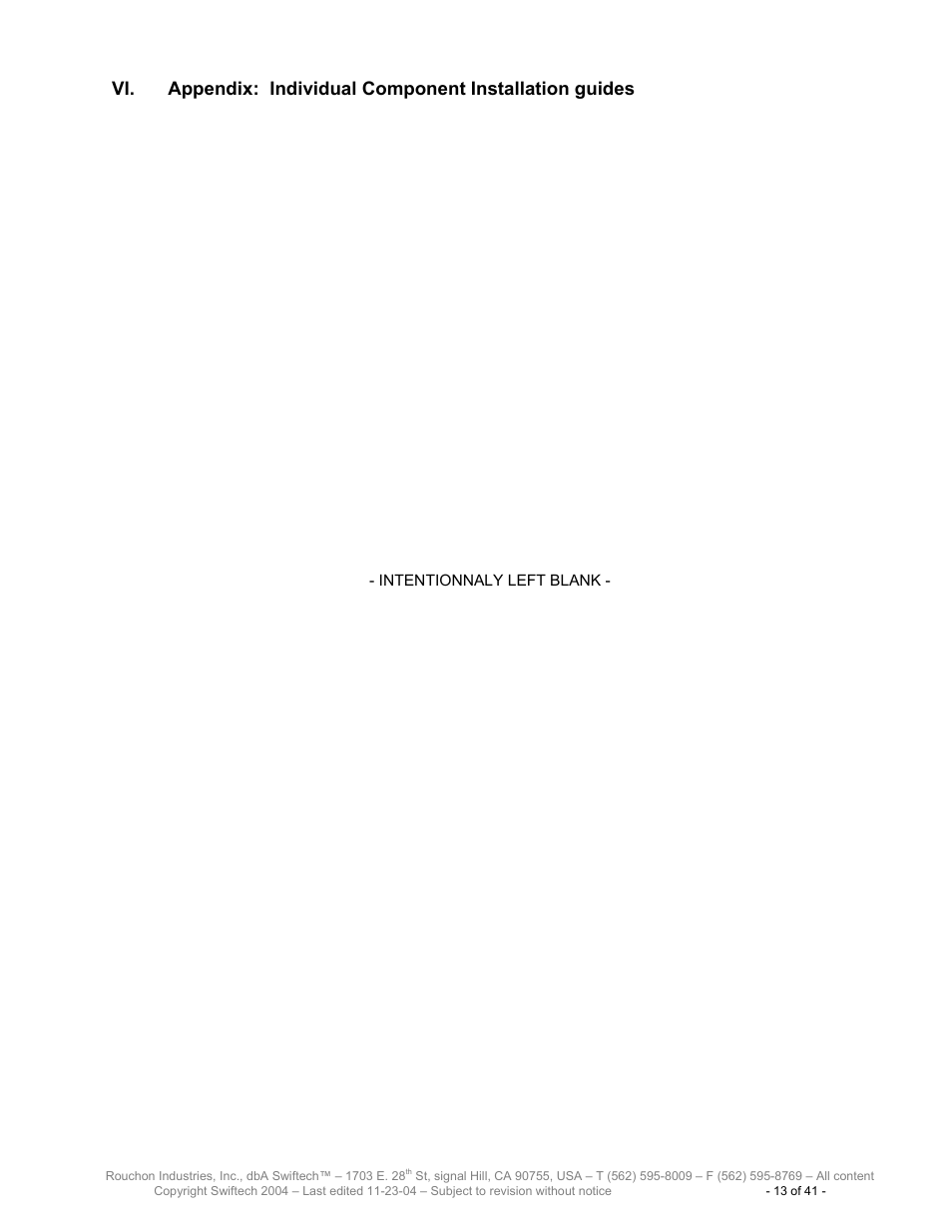 Appendix: individual component installation guides | Swiftech H20 120 R3 User Manual | Page 13 / 41
