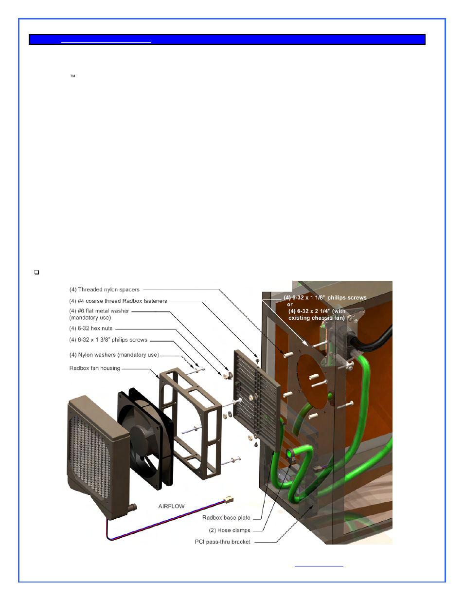 Swiftech H20 220 APEX ULTIMA PLUS User Manual | Page 6 / 17