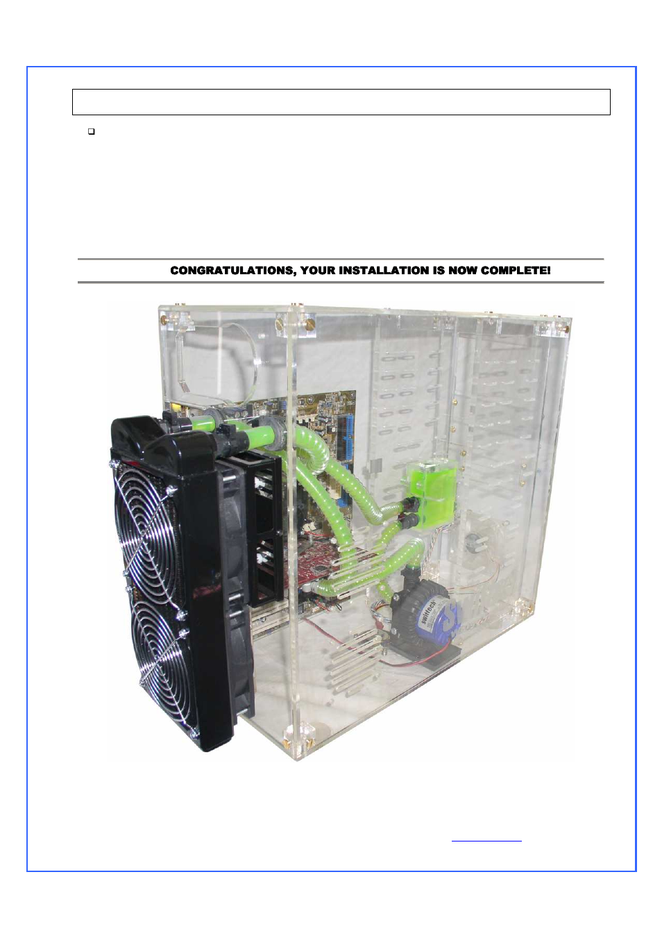 Swiftech H20 220 APEX ULTRA PLUS User Manual | Page 33 / 35