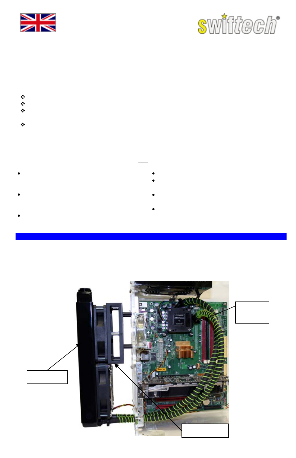 Swiftech H20 220 BOOKLET User Manual | Page 3 / 36