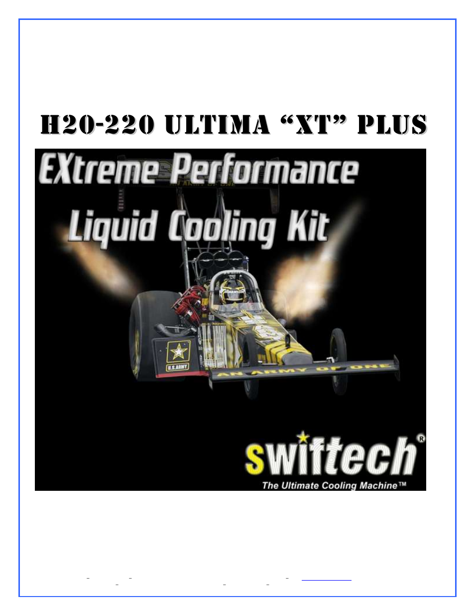 Swiftech H20 220 ULTIMA XT PLUS User Manual | 15 pages