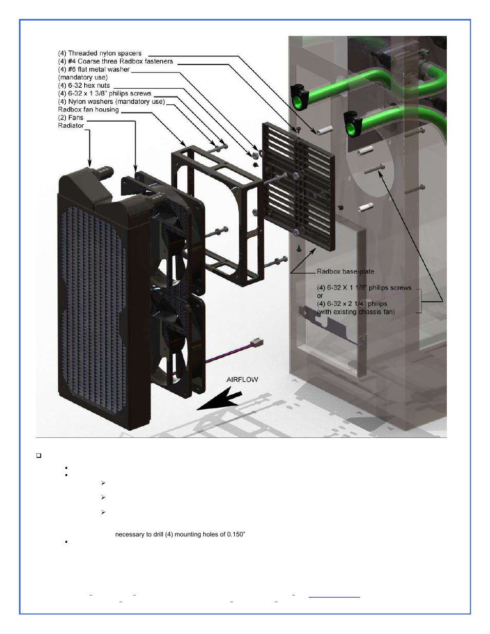 Installation | Swiftech H20 220 ULTIMA XT REV2 User Manual | Page 7 / 15
