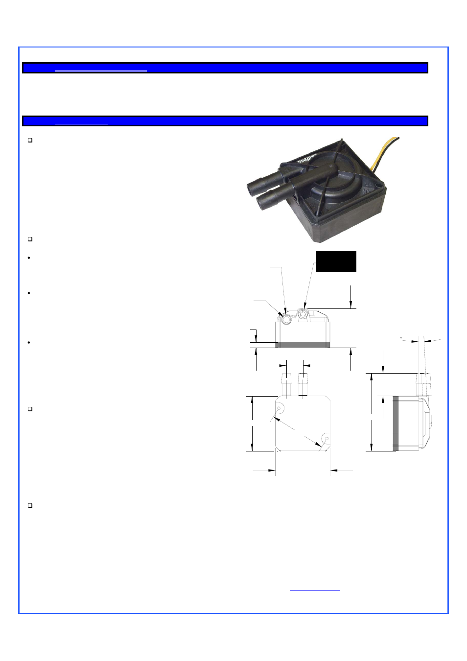 Inlet | Swiftech H20 80 MICRO User Manual | Page 17 / 20