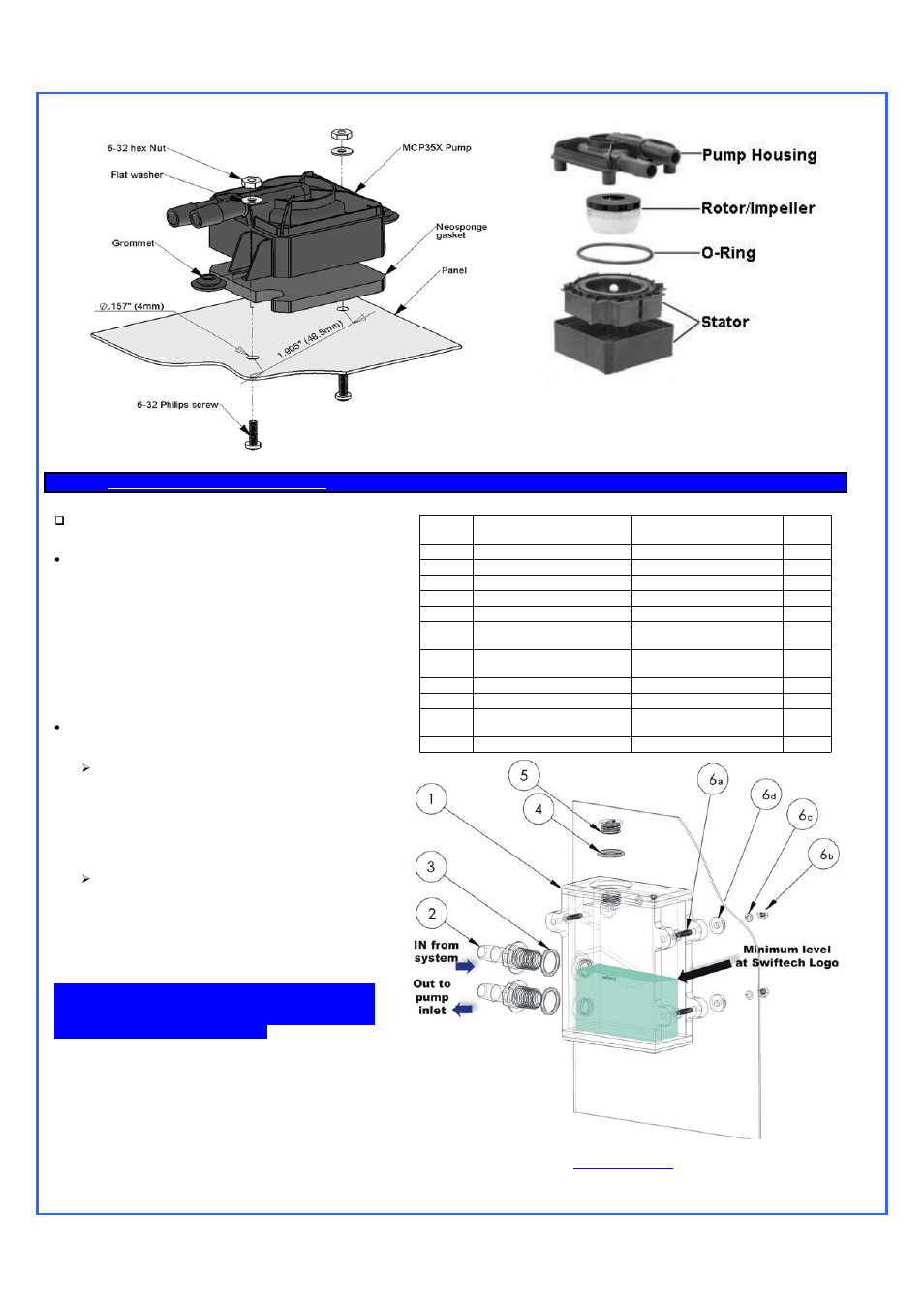 Swiftech H20 80 MICRO User Manual | Page 18 / 20