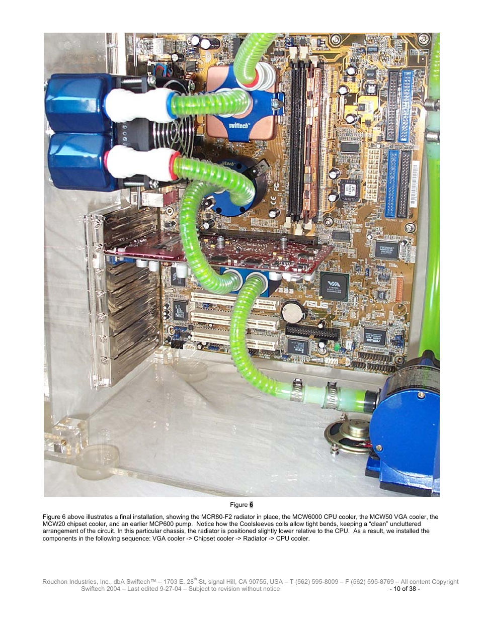 Swiftech H20 80 R2 User Manual | Page 10 / 38