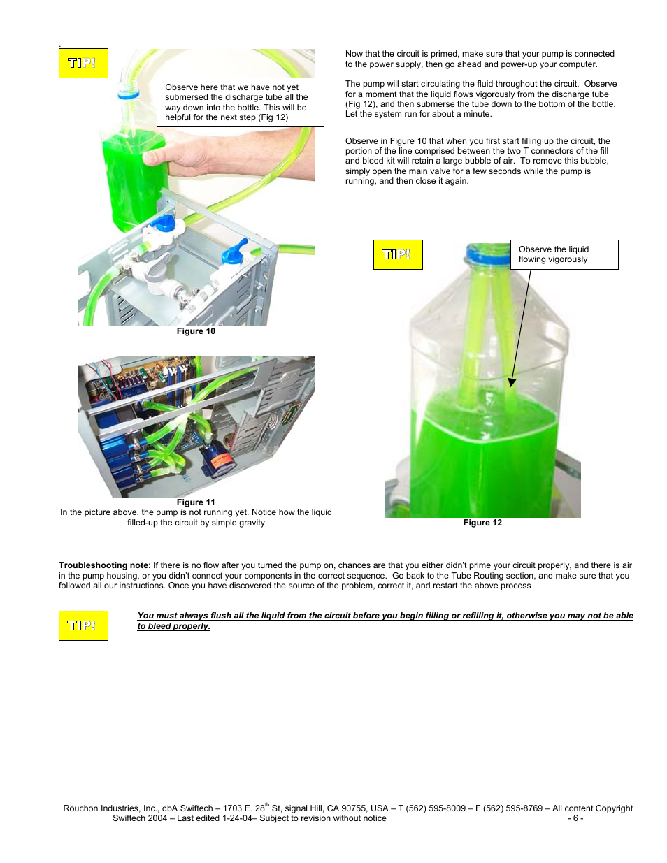 Swiftech H20 8501 2003 User Manual | Page 6 / 8