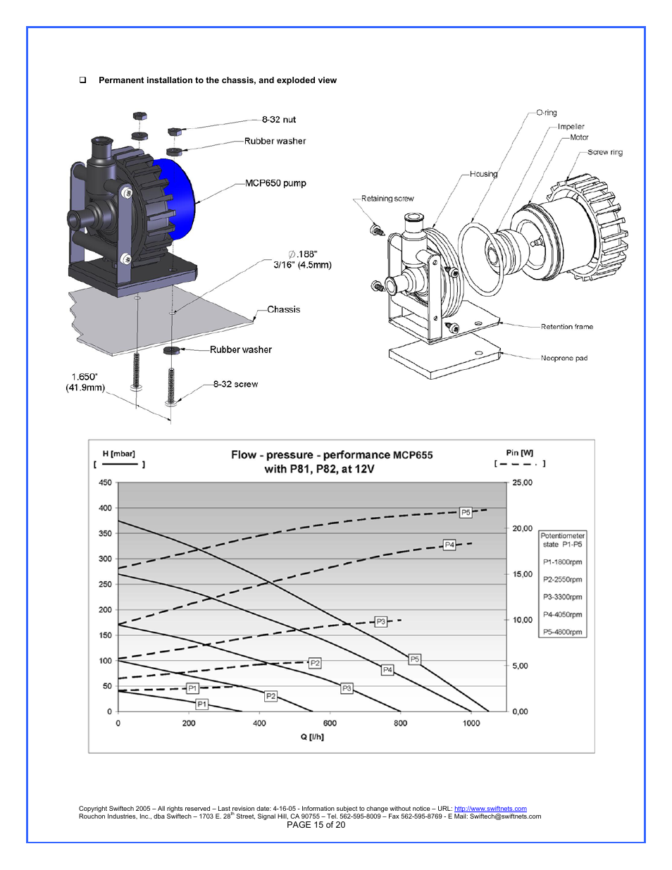 Swiftech H20 APEX User Manual | Page 15 / 20