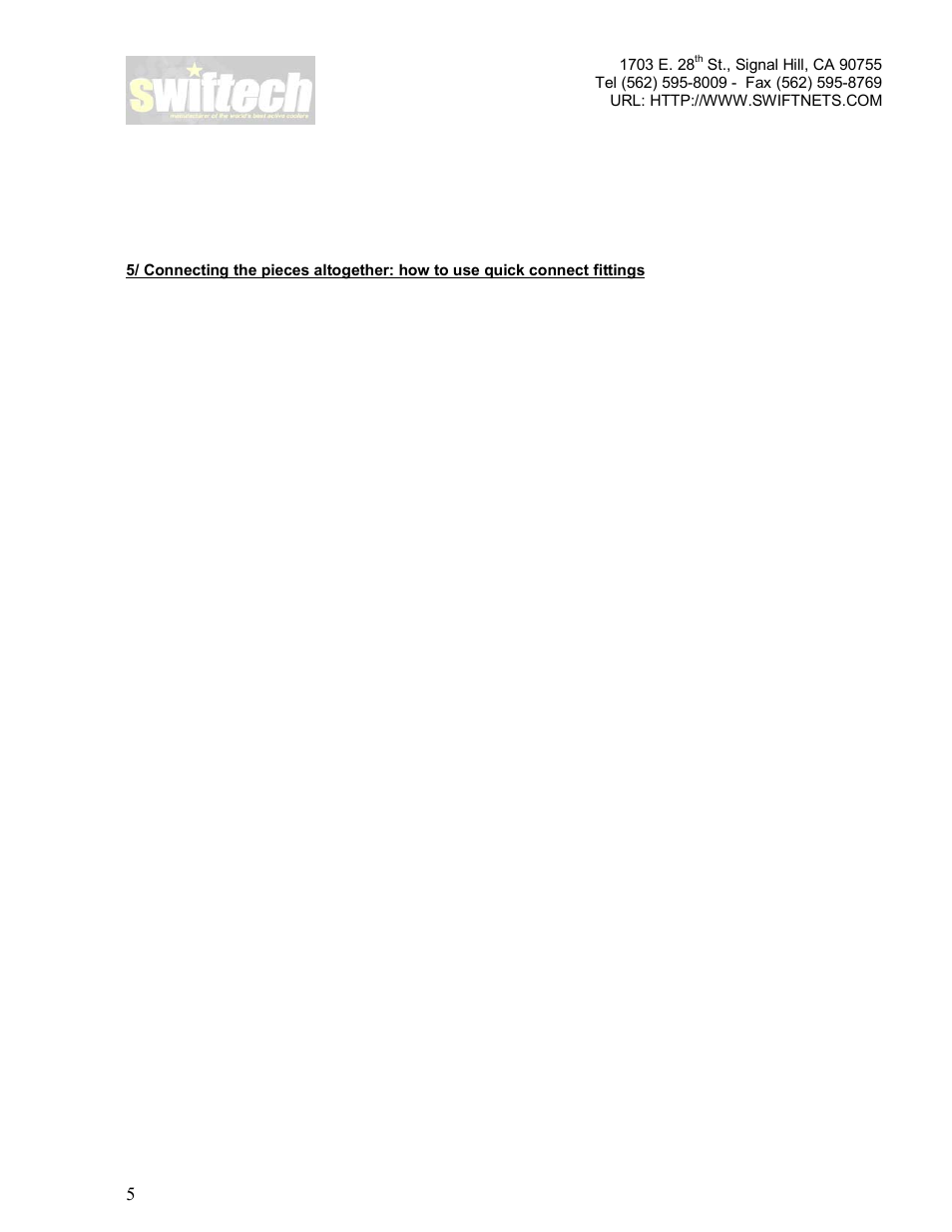 Swiftech H20KITS User Manual | Page 5 / 10