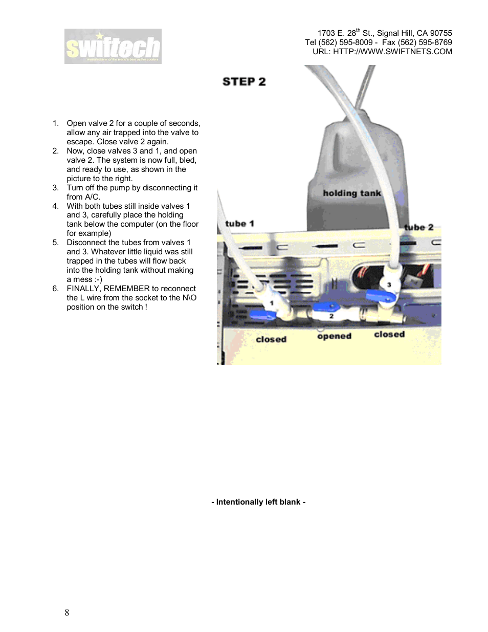 Swiftech H20KITS User Manual | Page 8 / 10