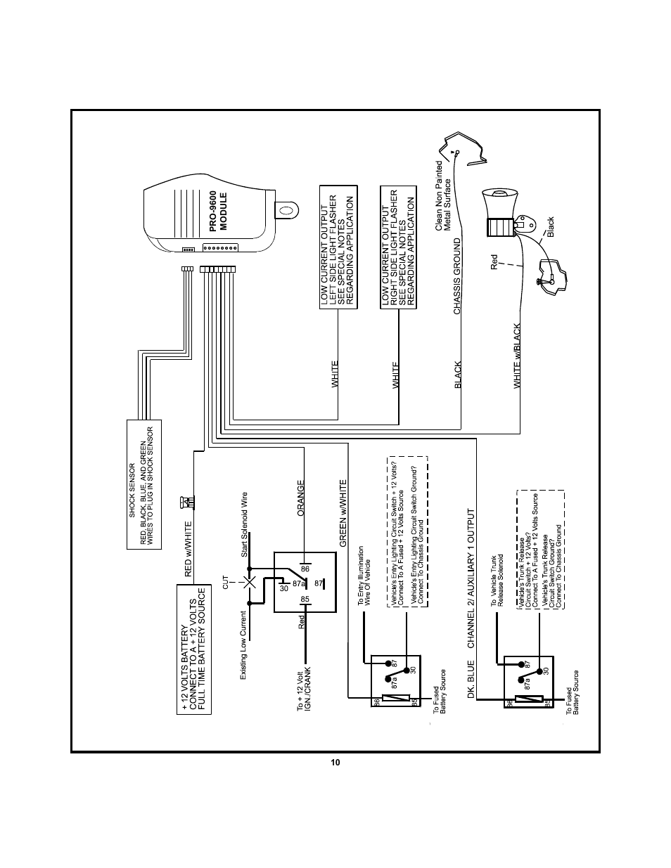 Audiovox PRO-9600 User Manual | Page 10 / 12