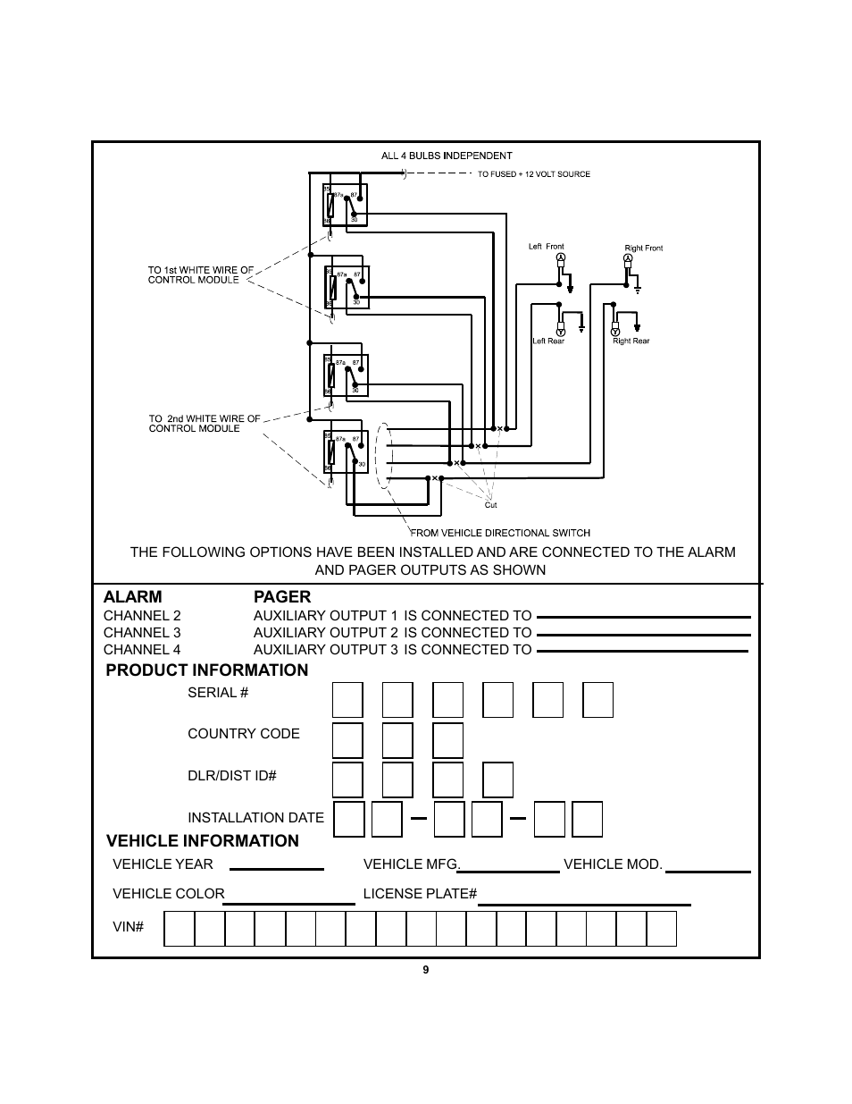 Audiovox PRO-9600 User Manual | Page 9 / 12