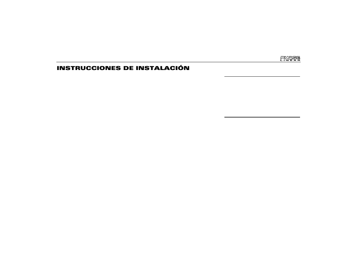 Instrucciones de instalación | Audiovox UPA424 User Manual | Page 13 / 29