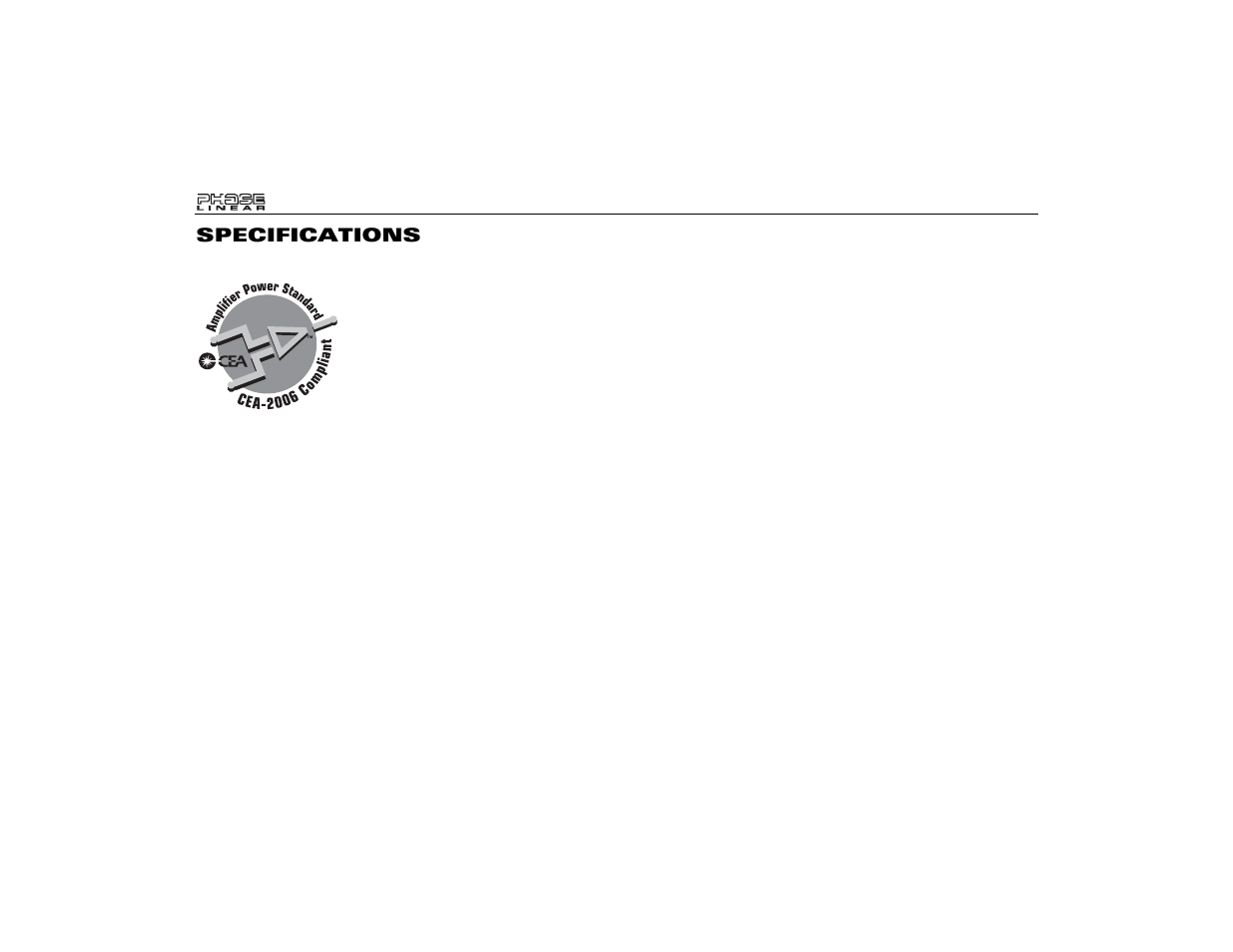 Specifications | Audiovox UPA424 User Manual | Page 28 / 29