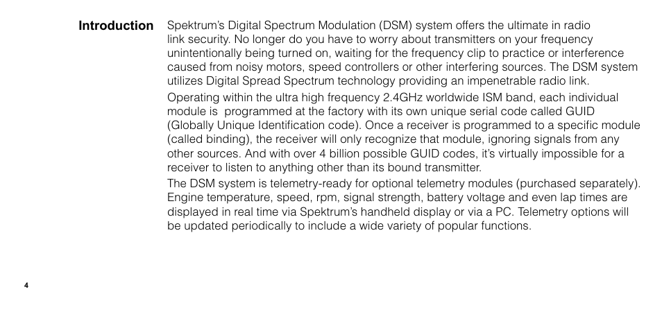 Spektrum SPM1205 User Manual | Page 4 / 20