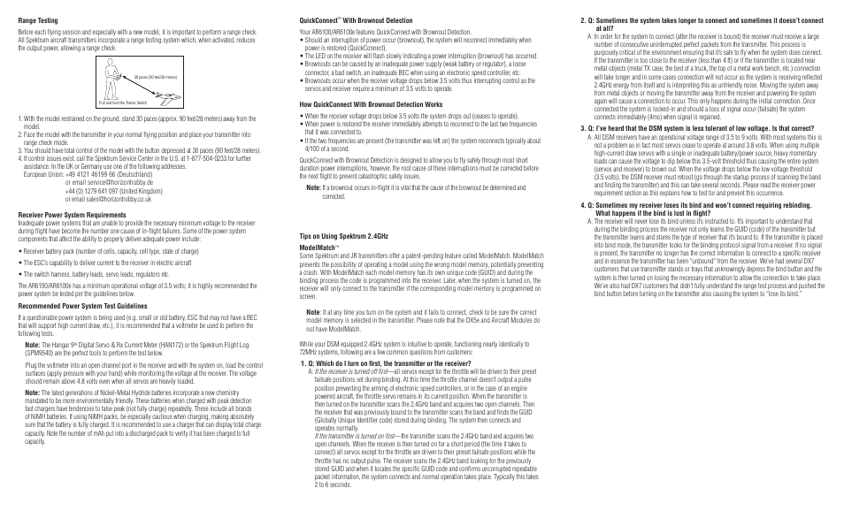 Spektrum SPMAR6100E User Manual | Page 2 / 3