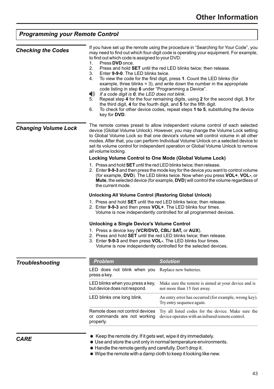 页面 44, Other information | Audiovox FPE3207 User Manual | Page 44 / 55