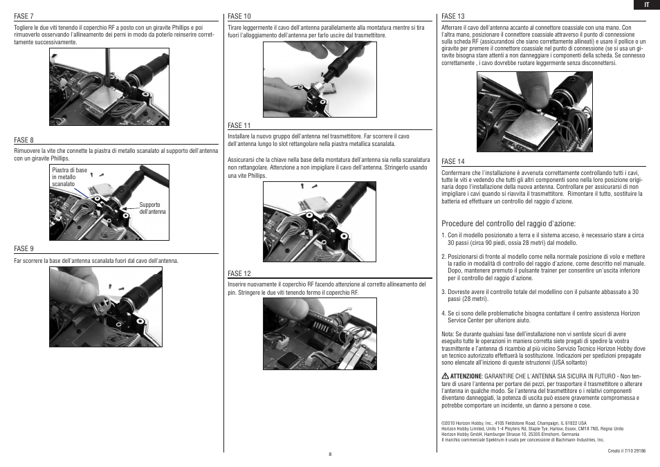 Spektrum SPM6831 User Manual | Page 8 / 8
