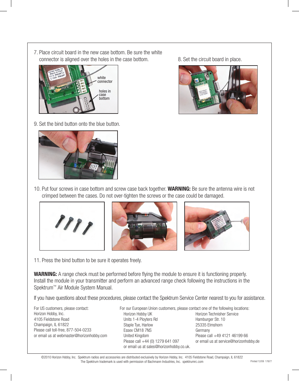 Spektrum SPM6817 User Manual | Page 2 / 2