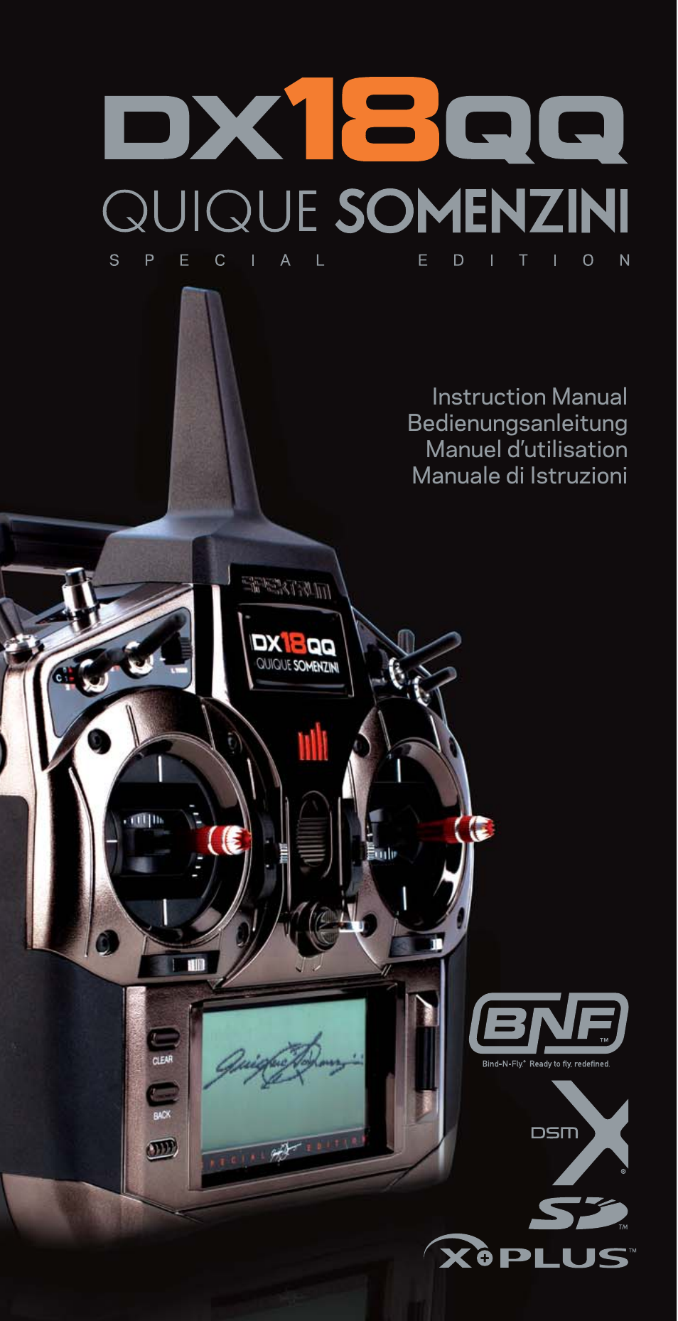 Spektrum SPM18000 DX18QQ User Manual | 74 pages