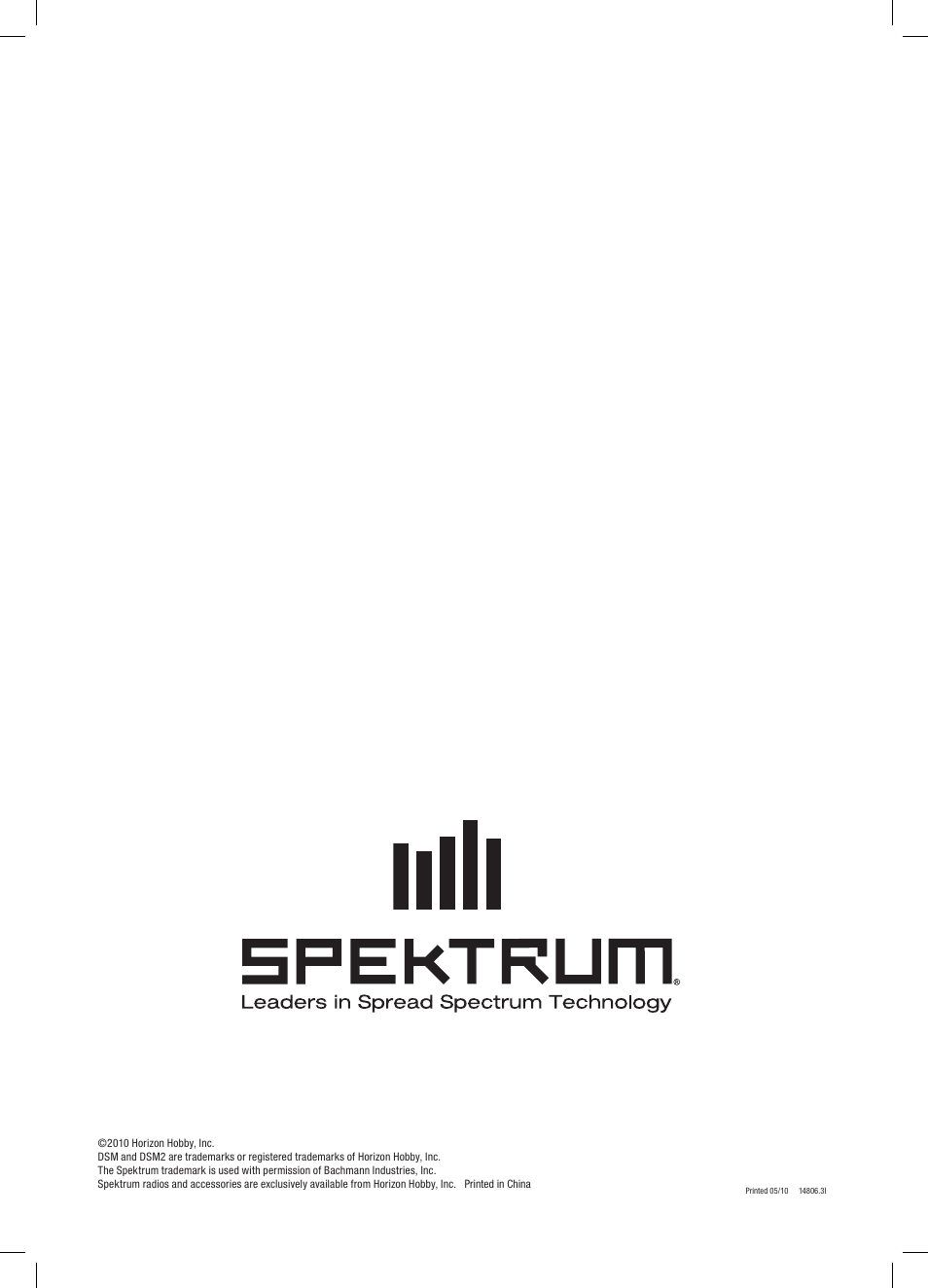 Spektrum SPM2121 DX2S User Manual | Page 112 / 112