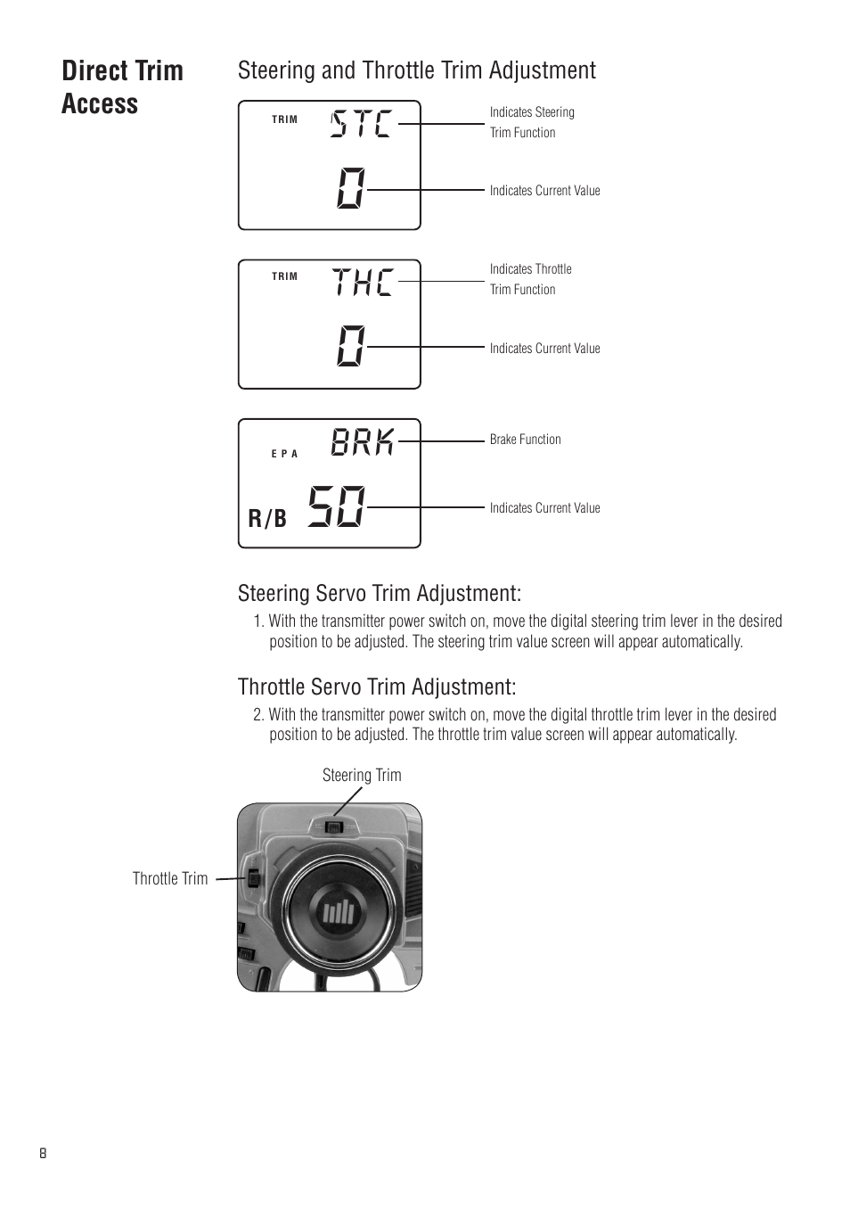 Spektrum SPM20200 DX2.0 User Manual | Page 8 / 32