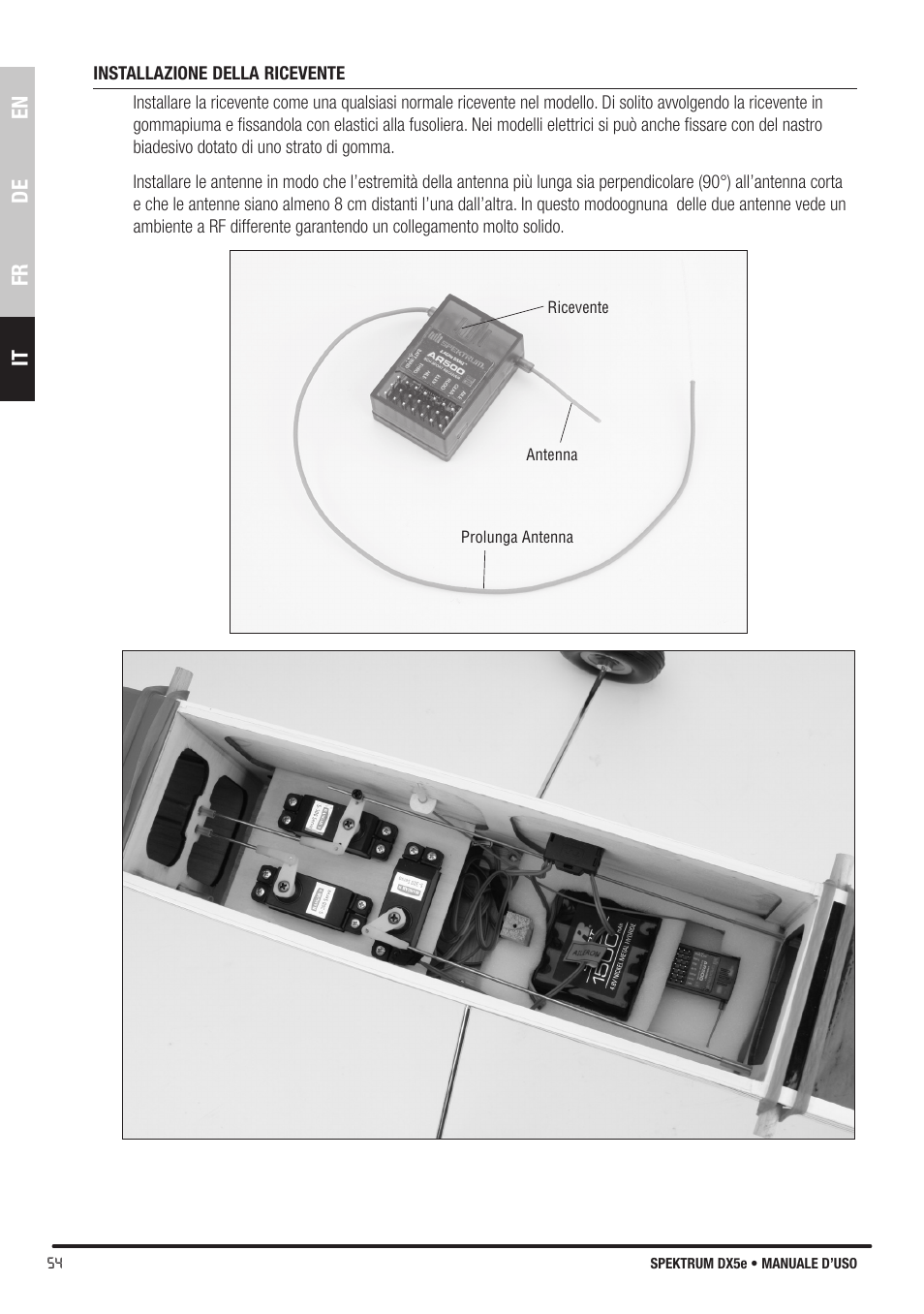Spektrum SPMR55001 DX5e Manual User Manual | Page 54 / 67