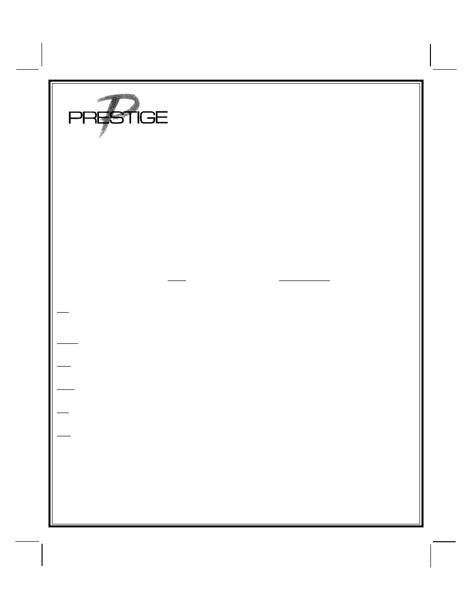 Audiovox APS-25CH User Manual | 8 pages