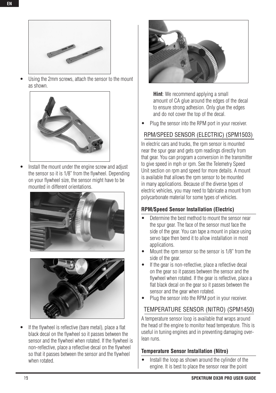 Spektrum SPM3200 DX3R PRO User Manual | Page 20 / 30