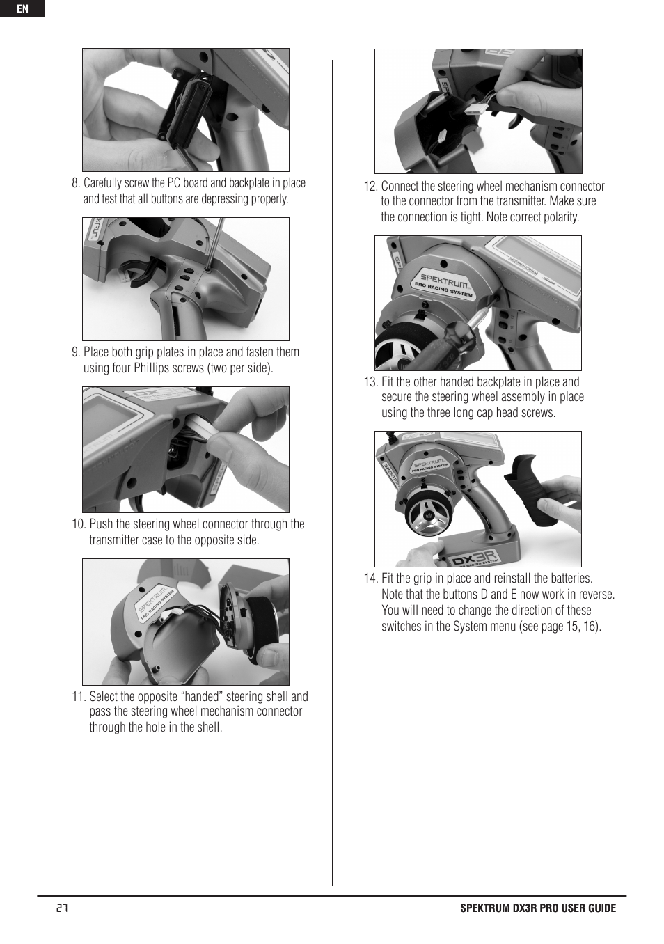 Spektrum SPM3200 DX3R PRO User Manual | Page 28 / 30
