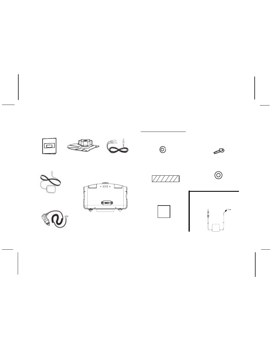 Contents sir-ck1 and sir-ck2, Hardware kit | Audiovox SHUTTLE SIR-CK2 User Manual | Page 4 / 14