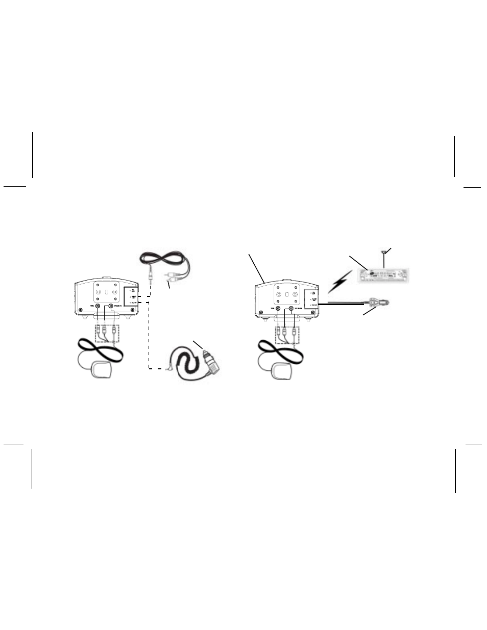 Interconnect diagram, Interconnect diagram fm option | Audiovox SHUTTLE SIR-CK2 User Manual | Page 6 / 14