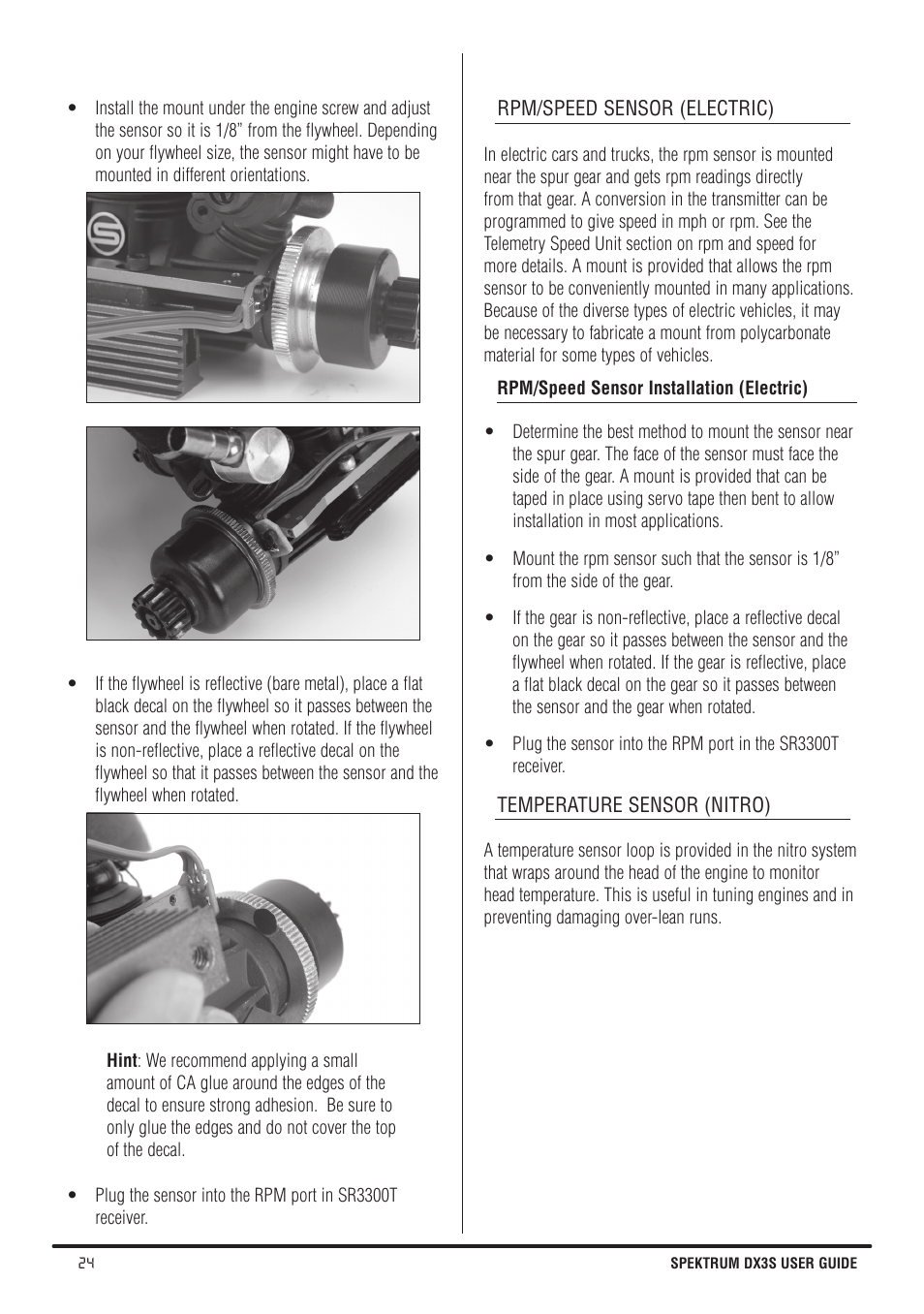 Spektrum SPMR3140 DX3S Manual User Manual | Page 24 / 32