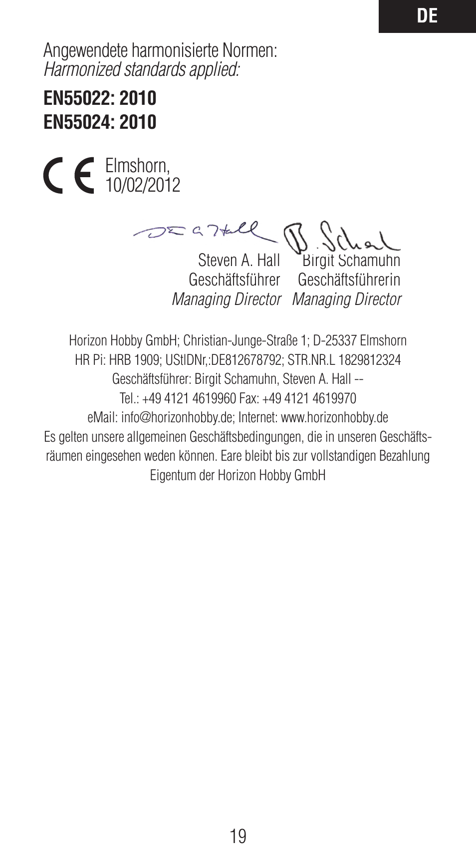 Spektrum SPM2850 DX10t User Manual | Page 19 / 36