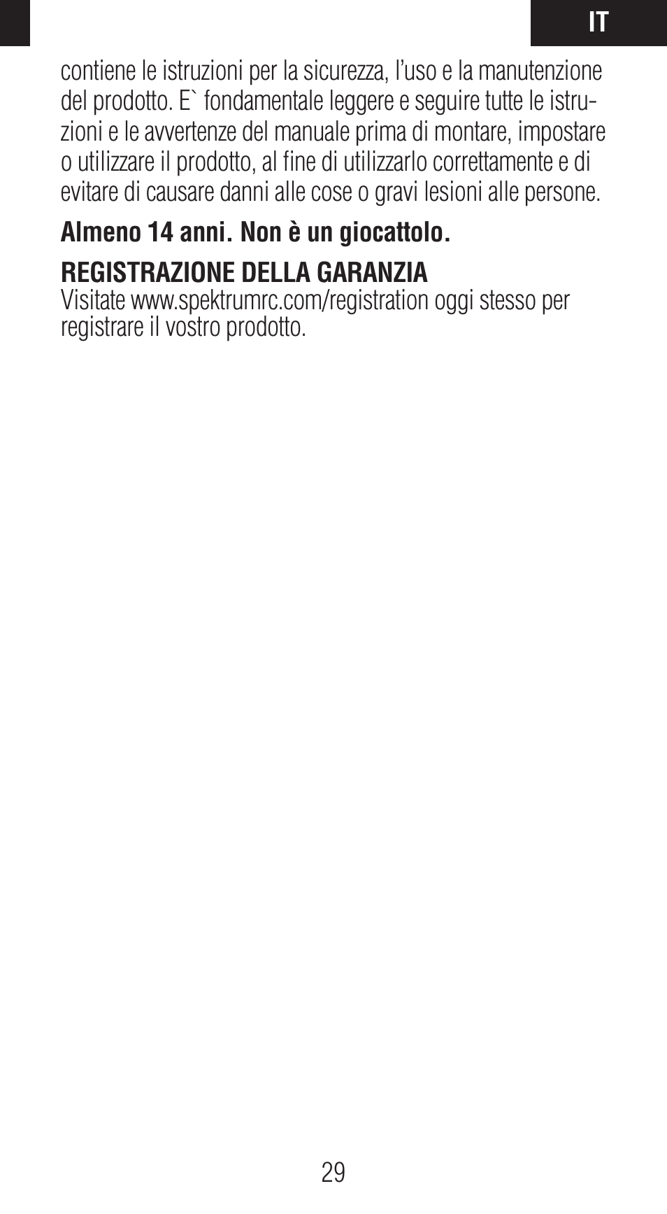 Spektrum SPM2850 DX10t User Manual | Page 29 / 36