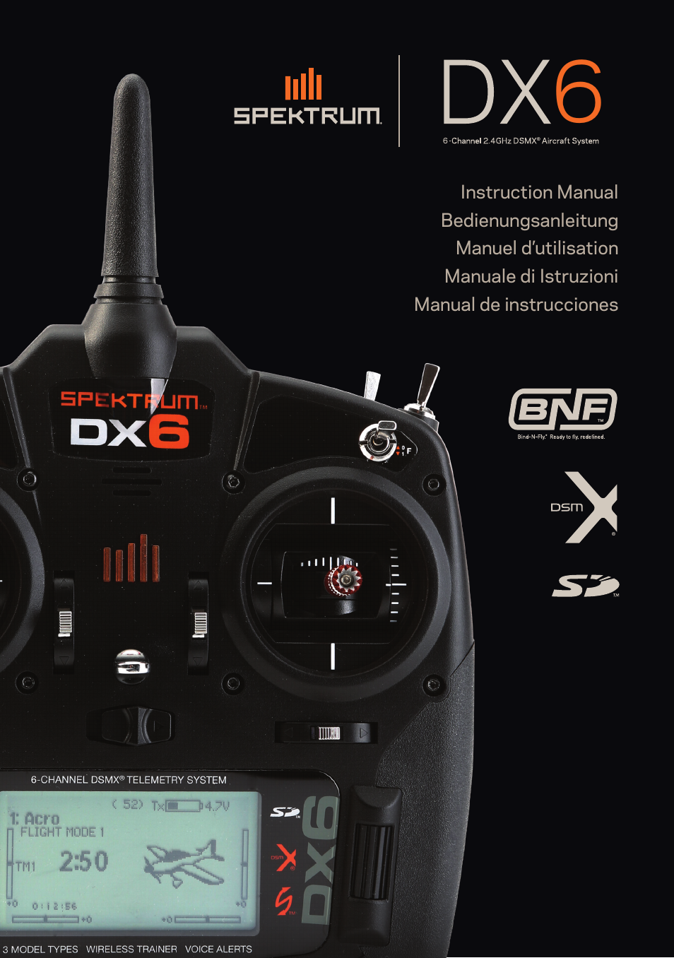 Spektrum DX6 User Manual | 48 pages