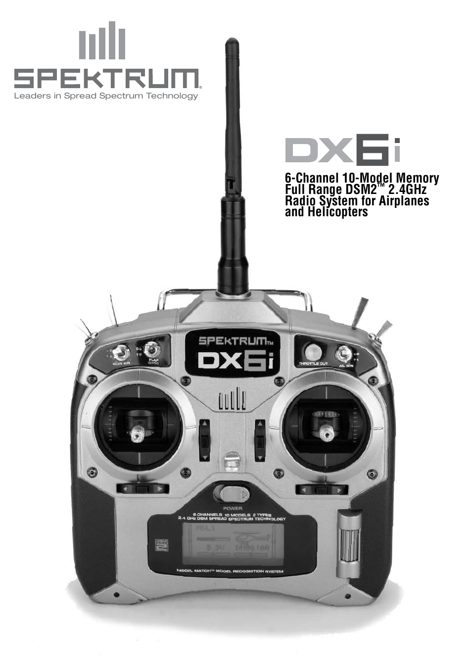 Spektrum DX6i User Manual | 140 pages