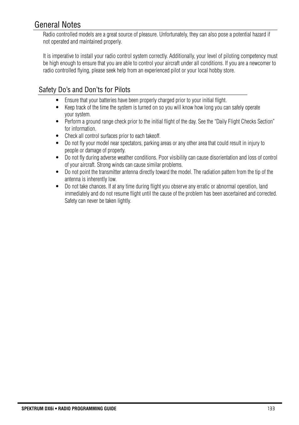 Spektrum DX6i User Manual | Page 133 / 140