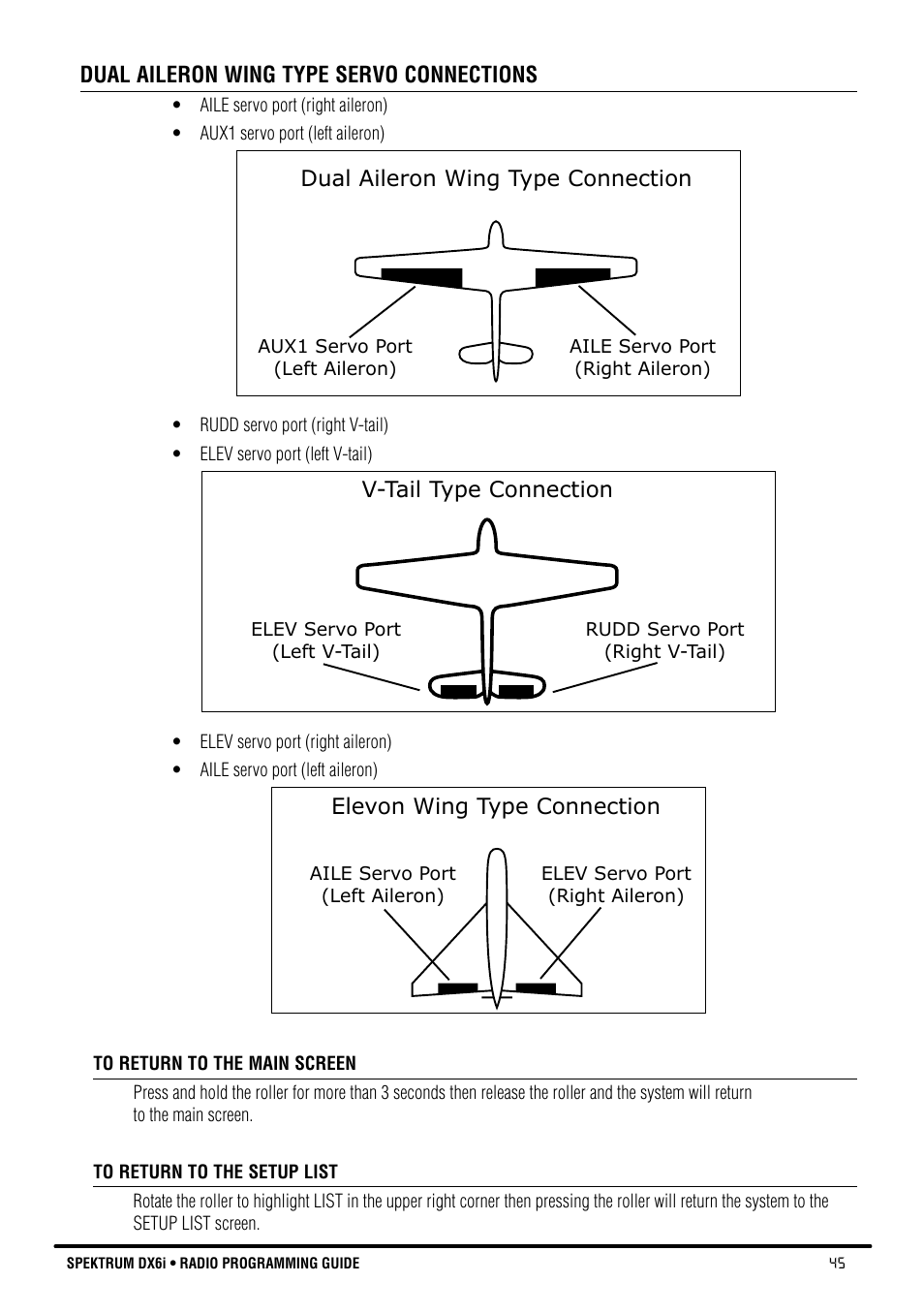 Spektrum DX6i User Manual | Page 45 / 140