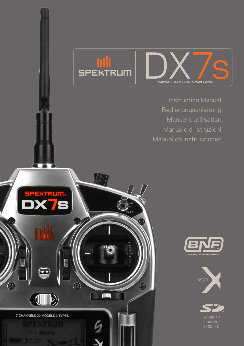 Spektrum SPM7800 DX7S User Manual | 32 pages