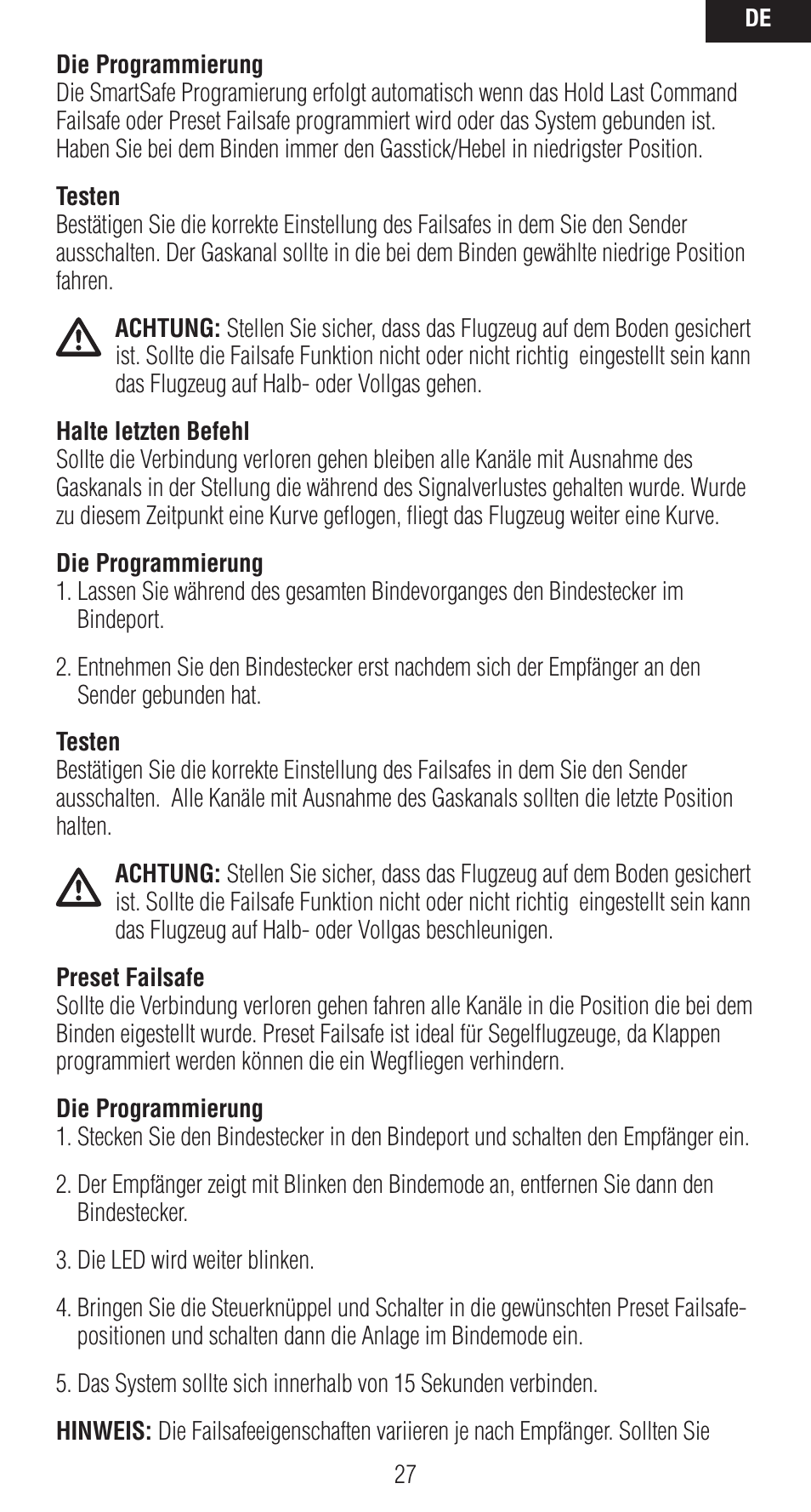 Spektrum SPMAR9020 User Manual | Page 27 / 72