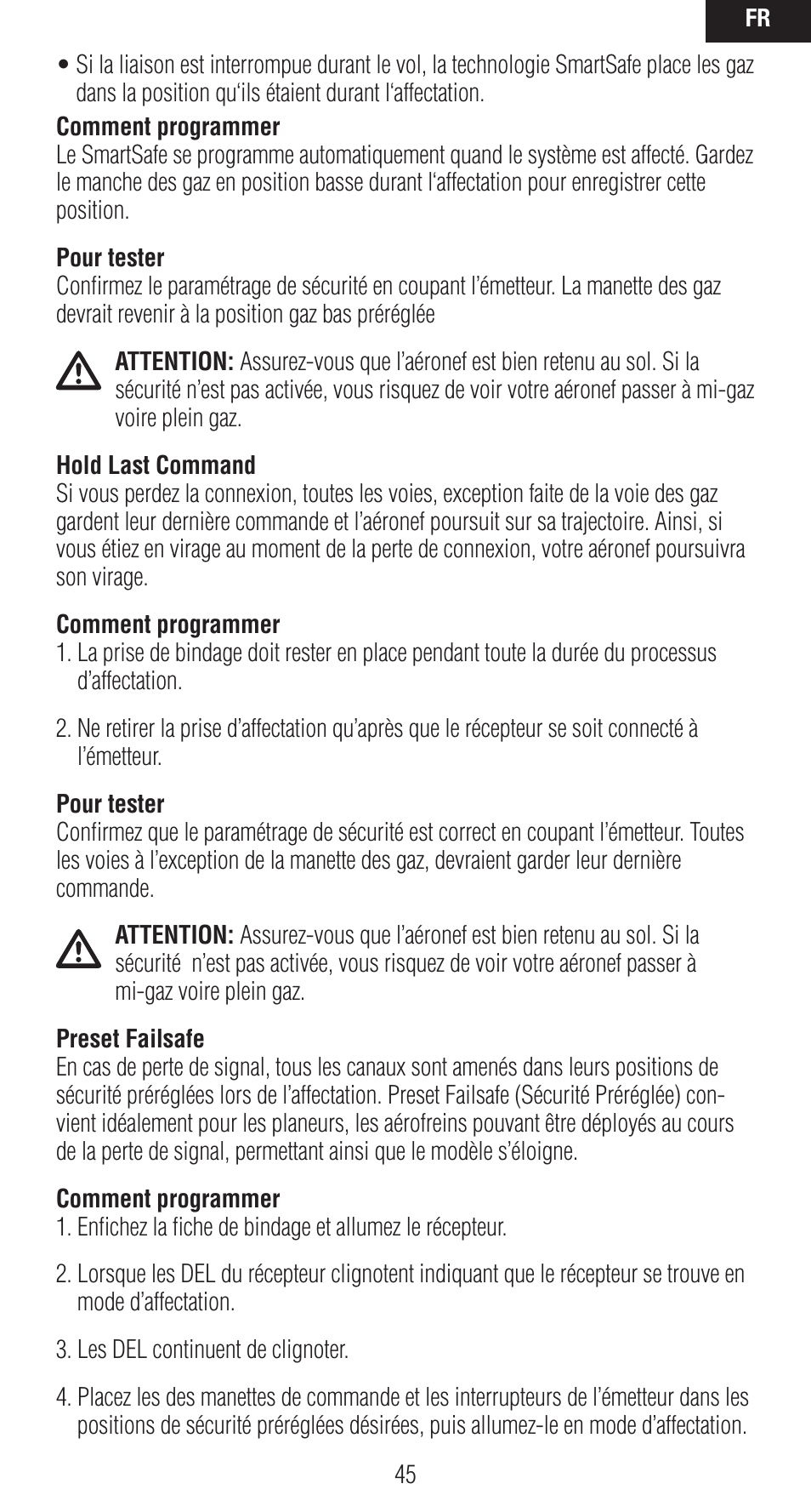 Spektrum SPMAR9020 User Manual | Page 45 / 72