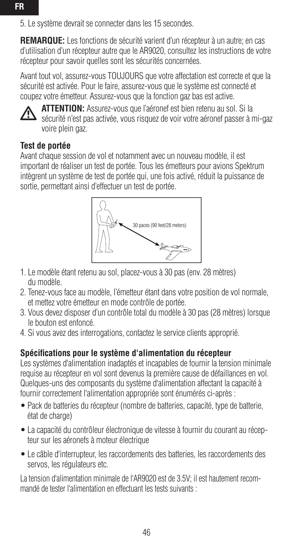 Spektrum SPMAR9020 User Manual | Page 46 / 72