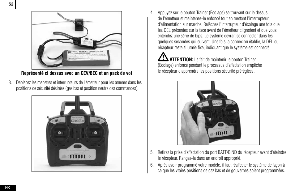 Spektrum SPMR4400 DX4e User Manual | Page 52 / 84