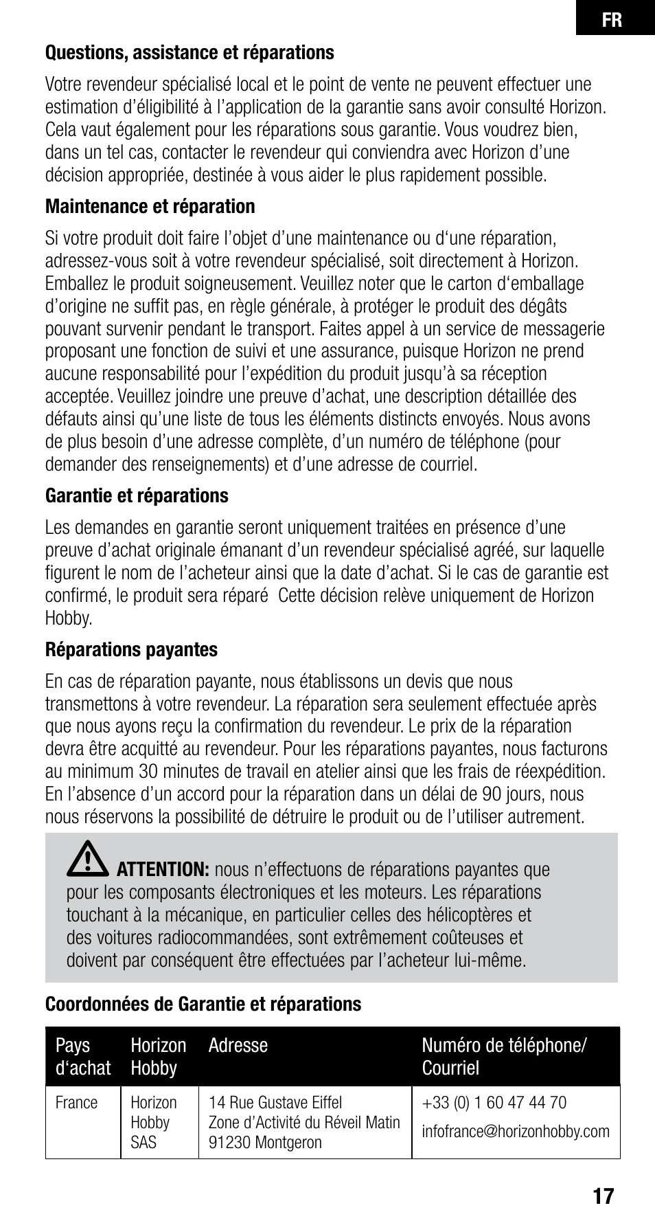 Spektrum SPM9646 User Manual | Page 17 / 24