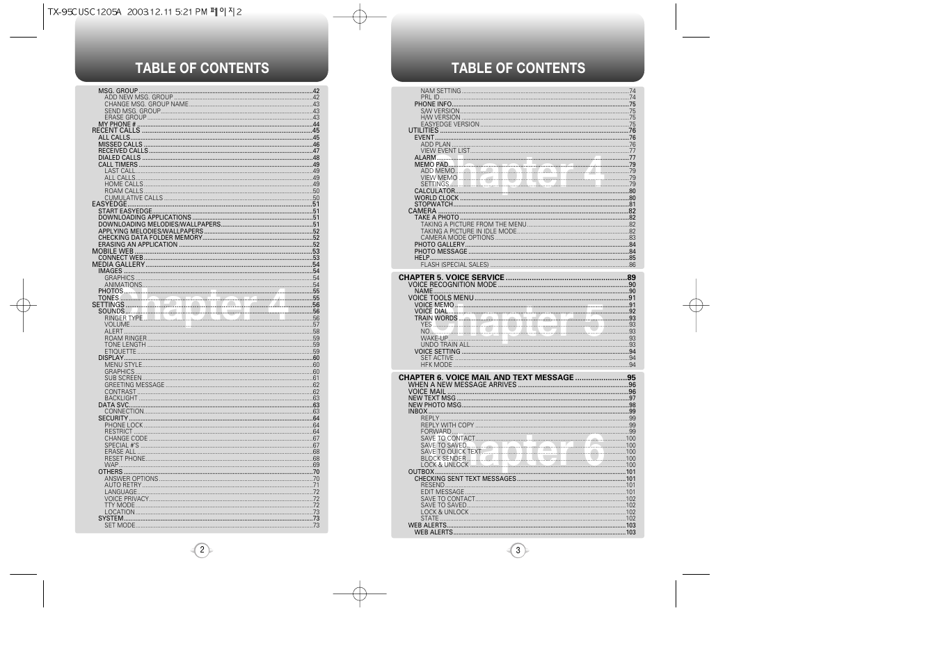 Audiovox CDM-8900 User Manual | Page 3 / 69