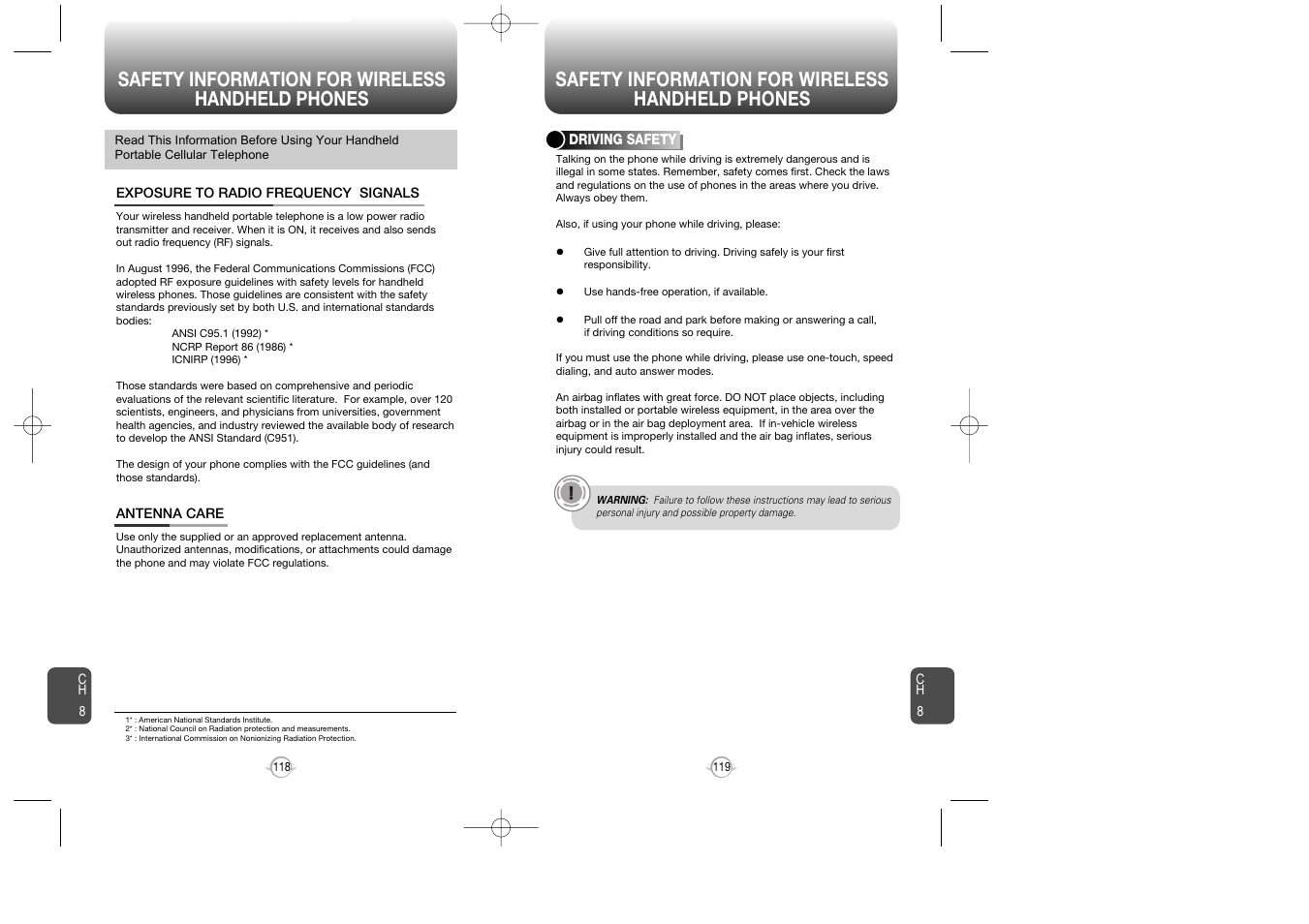 Audiovox CDM-8900 User Manual | Page 61 / 69