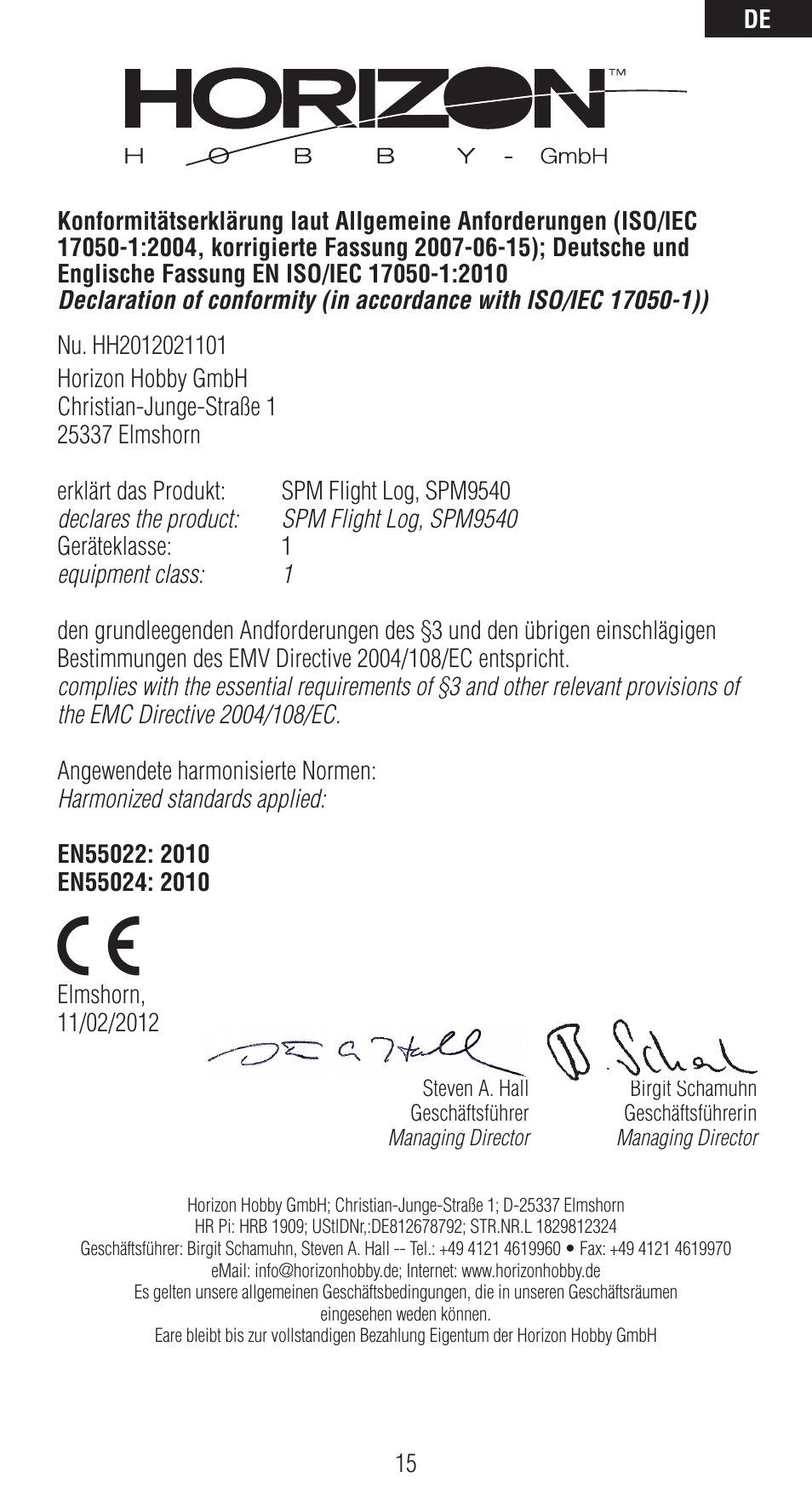 Spektrum SPM9540 User Manual | Page 15 / 28
