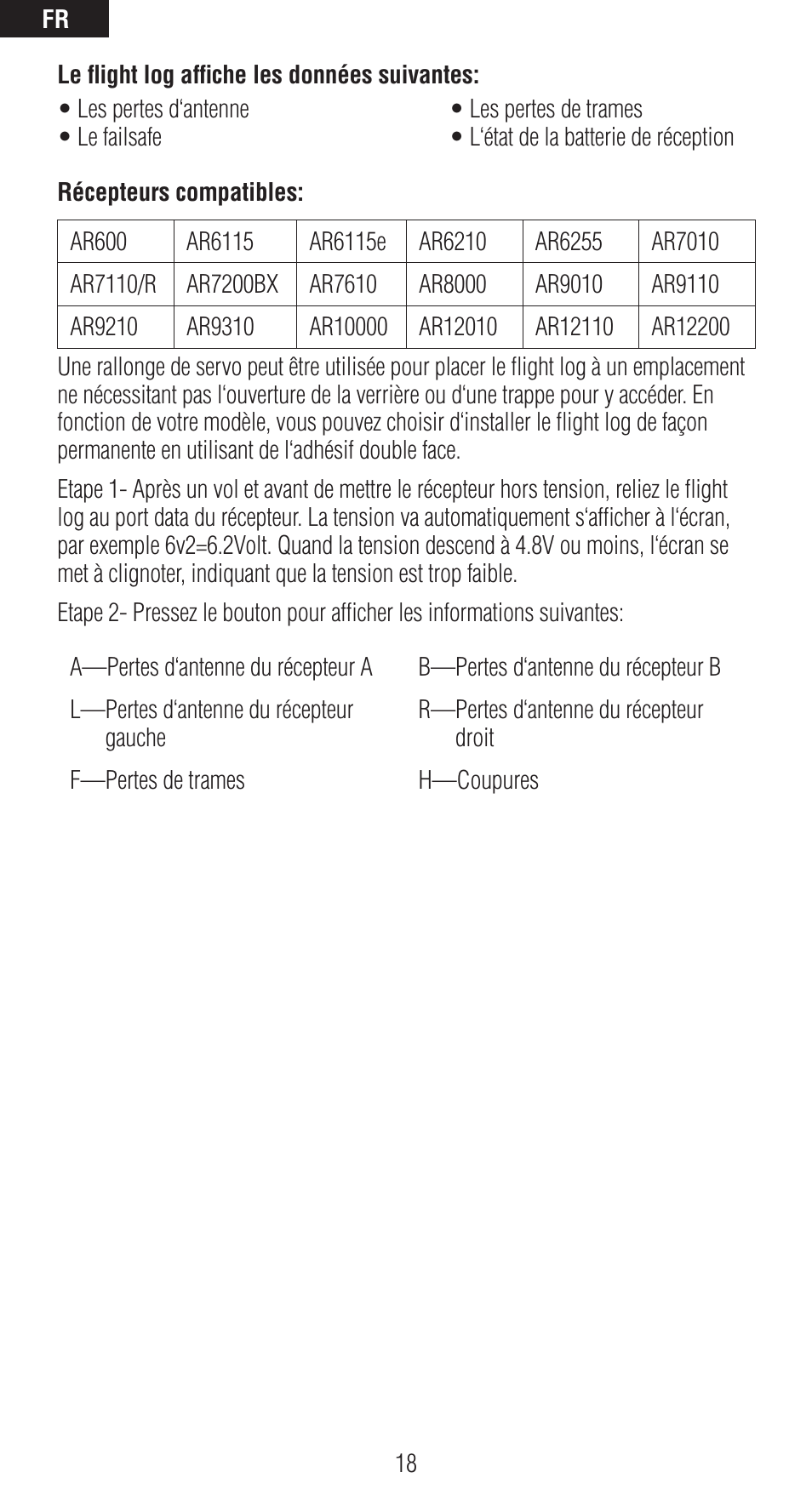 Spektrum SPM9540 User Manual | Page 18 / 28