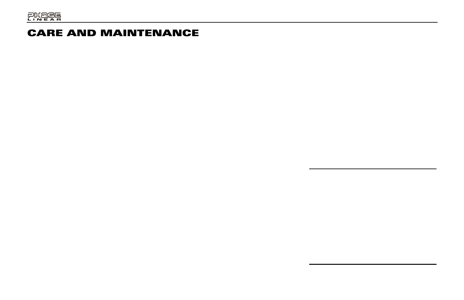 Care and maintenance | Audiovox PCD163 User Manual | Page 12 / 46