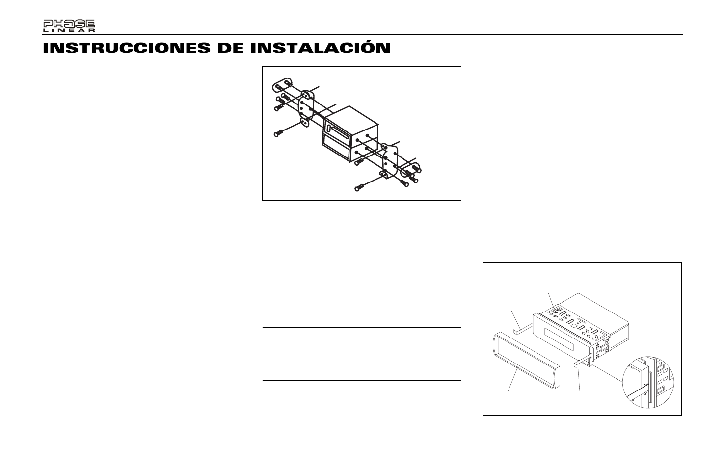 Instrucciones de instalación | Audiovox PCD163 User Manual | Page 18 / 46